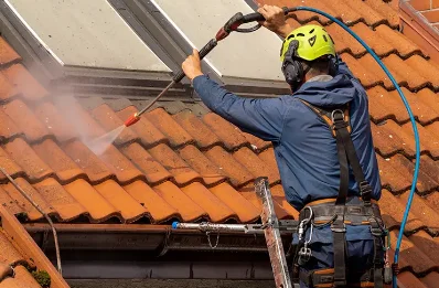 Démoussage et hydrofuge de toiture à Pontgibaud